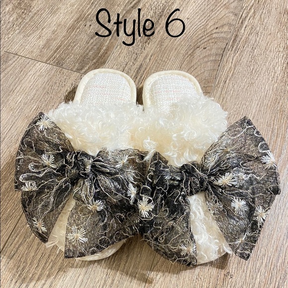 Handmade ultra soft Bridal Slippers - Picture 5 of 7
